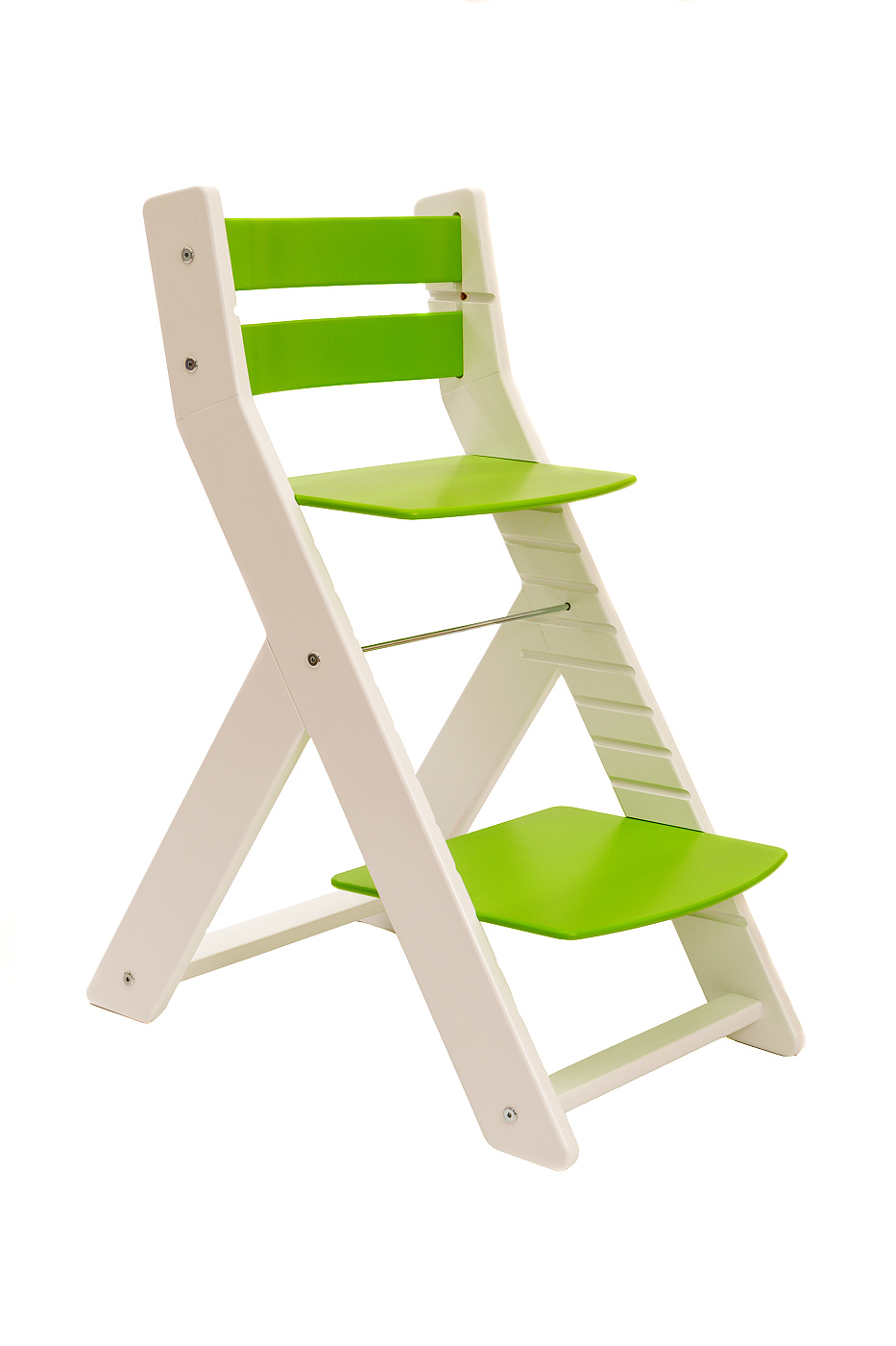 Wood Partner MONY Studentská rostoucí židle bílá zelená