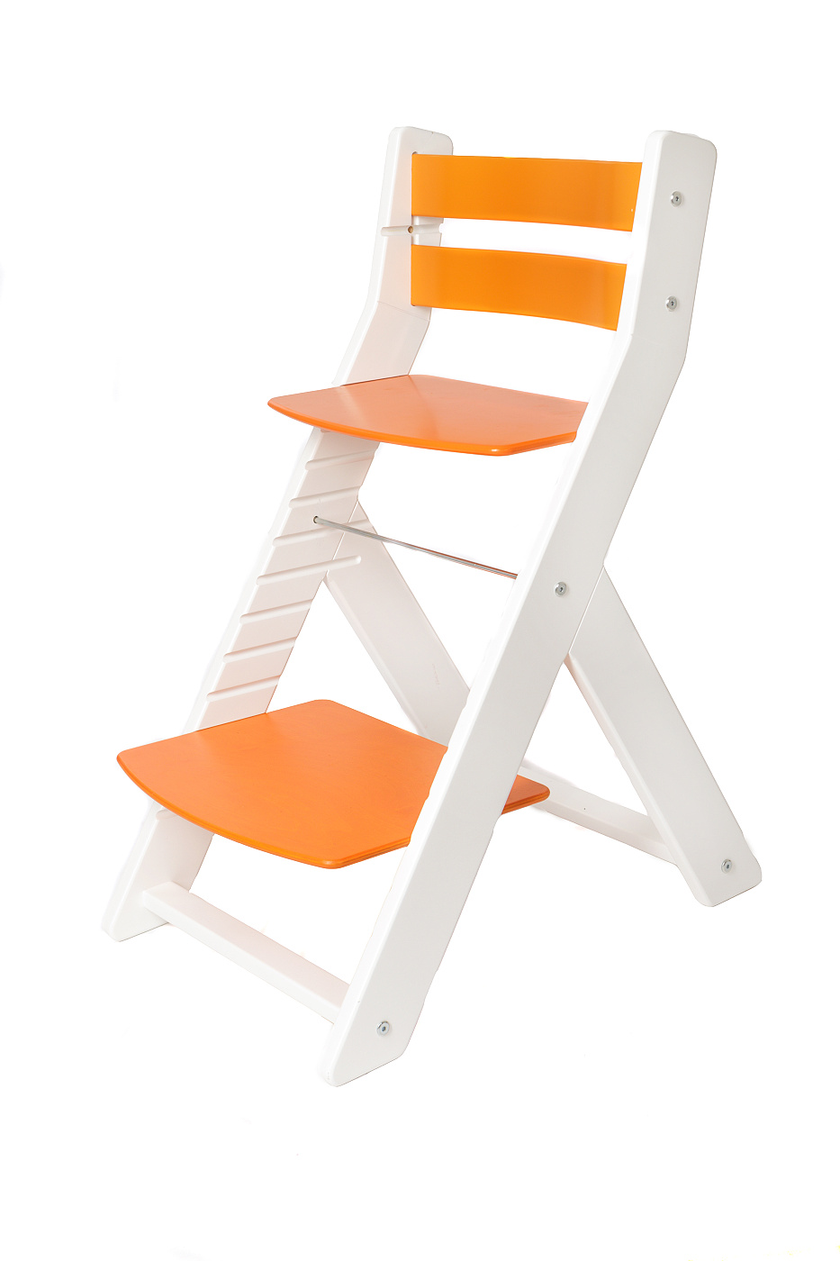 Wood Partner MONY Studentská rostoucí židle bílá oranžová