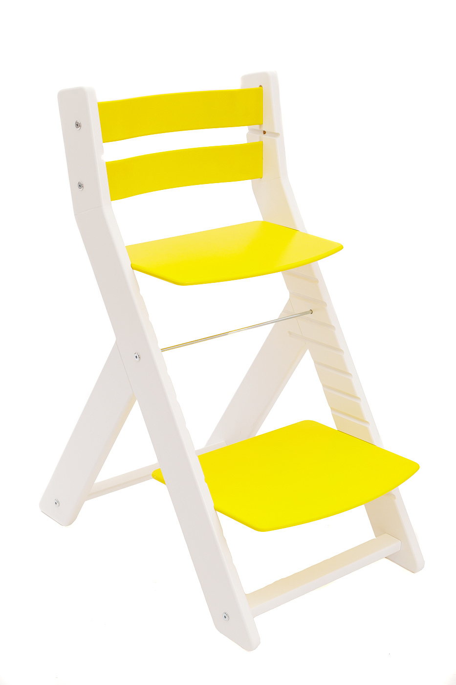 Wood Partner MONY Studentská rostoucí židle bílá žlutá