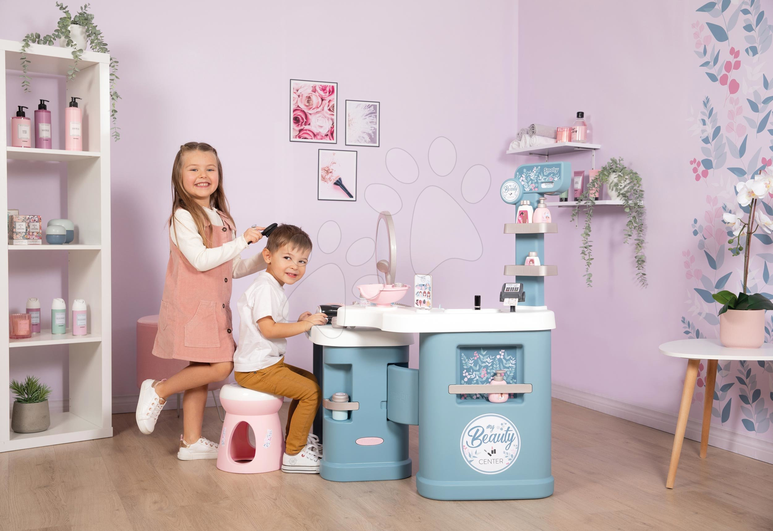 Smoby Kosmetický kufřík Frozen My Beauty Vanity pro kadeřnici nehtové  studio a make up kosmetičku s 13 doplňky - EshopBaby