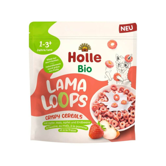 HOLLE Bio Kolečka cereální Lama loops 125g (1r+)