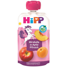 HiPP BIO HiPPis Jablko, Broskev, Mirabelka (12m+) 100 g