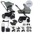 EASYWALKER Kočárek kombinovaný Harvey⁵ Agave Green XXL AIR + CYBEX Aton B2 i-Size + základna