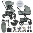 EASYWALKER Kočárek kombinovaný Jimmey Thyme Green XXL RWS + CYBEX Aton B2 i-Size + základna