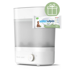 Philips AVENT Sterilizátor parní elektrický Premium SCF293/00+WW Soapberry 60ks