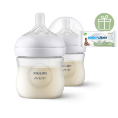 Philips AVENT Láhev Natural Response 125 ml, 0m+, 2 ks+WW Soapberry 60ks