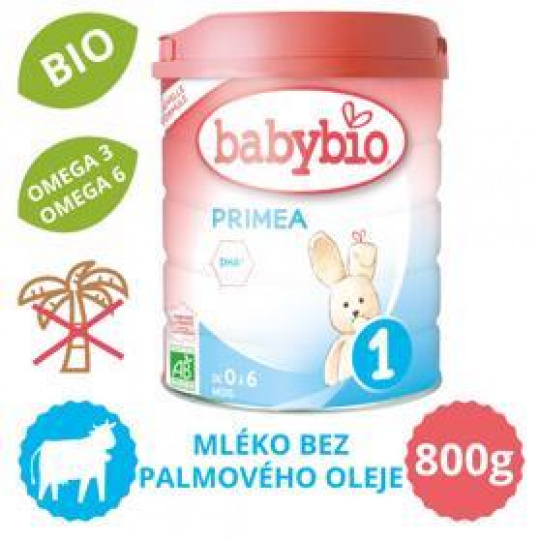 BABYBIO PRIMEA 1 kojenecké bio mléko 800 g