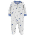 CARTER'S Overal na zip Sleep&Play Gray Planet kluk NB/vel. 56