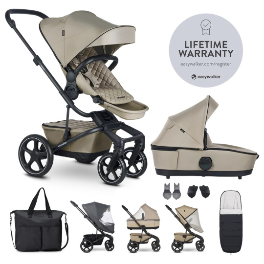 EASYWALKER Kočárek kombinovaný Harvey⁵ Premium Pearl Taupe XXL RWS