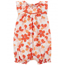 CARTER'S Overal letní Orange Floral dívka 3m