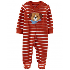 CARTER'S Overal na zip Sleep&Play Dog Red chlapec PRO /vel. 46