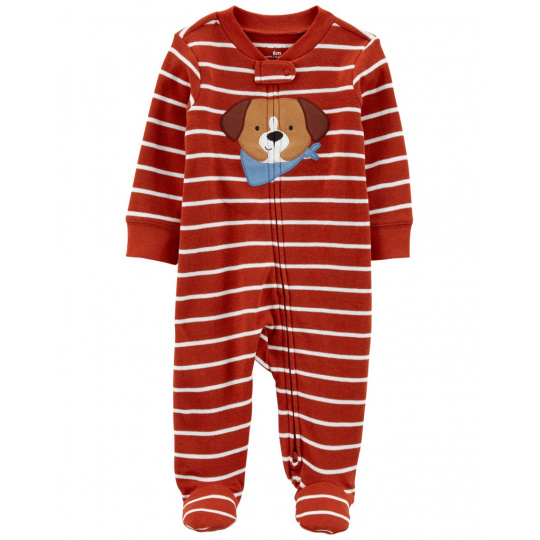 CARTER'S Overal na zip Sleep&Play Dog Red chlapec PRO /vel. 46