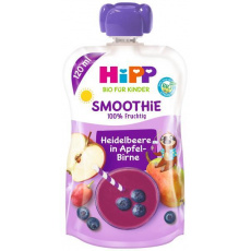 HiPP BIO Smoothie Jablko-Hruška-Borůvky, 100 g