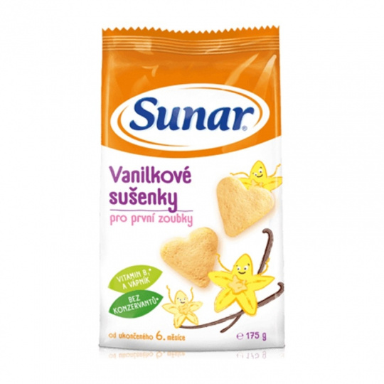 SUNAR Sušenky vanilkové 175 g