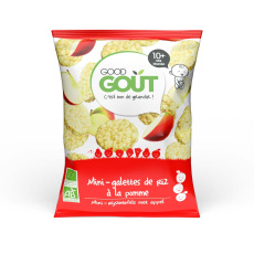 GOOD GOUT BIO Mini rýžové koláčky s jablky 40 g