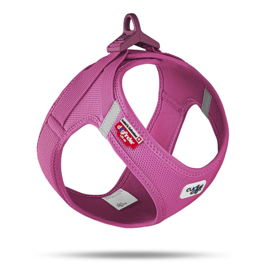 CURLI Postroj pro psy se sponou Air-Mesh Fuchsia XL, 12-18 kg