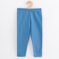 Dětské legíny z teplákoviny New Baby Kindergarten blue