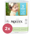 2x MOLTEX Pure&Nature Pleny jednorázové 5 Junior (11-25 kg) 25 ks