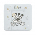 CEBA Podložka přebalovací měkká na komodu (75x72) Disney Minnie & Mickey Grey