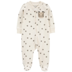 CARTER'S Overal na zip Sleep&Play Ivory Paw kluk 3m/vel. 62