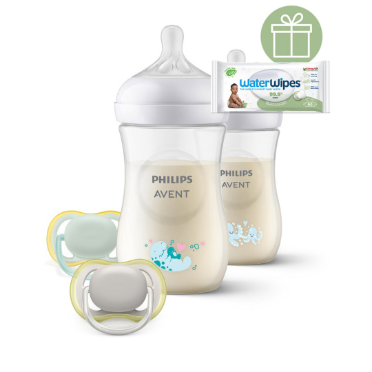 Philips AVENT Novorozenecká startovní sada Natural Response SCD837/11+WW Soapberry 60ks