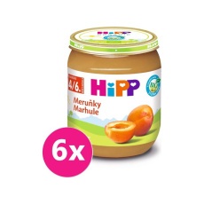 6x HiPP BIO s meruňkami 125 g