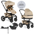 EASYWALKER Kočárek kombinovaný Jimmey 2v1 Sand Taupe LITE AIR + CYBEX Aton B2 i-Size + základna