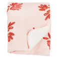 CARTER'S Deka sherpa beránek Pink Floral 80x110 cm