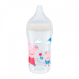 Kojenecká láhev NUK Perfect Match Peppa Pig Temperature Control 260 ml