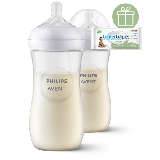 Philips AVENT Láhev Natural Response 330 ml, 3m+, 2 ks+WW Soapberry 60ks