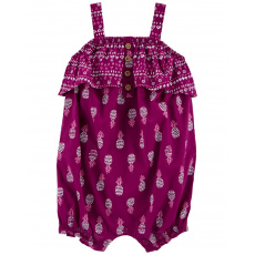 CARTER'S Overal letní Purple Pineapple holka 9m