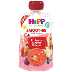 HiPP BIO Smoothie Jablko-Banán-Červené ovoce 120 ml