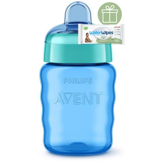 Philips AVENT Hrneček pro první doušky Classic 260 ml chlapec+WW Soapberry 60ks