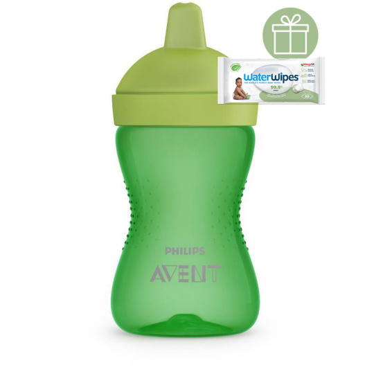 Philips AVENT Hrneček Grippy s tvrdou hubičkou 300 ml chlapec+WW Soapberry 60ks