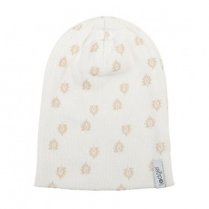 LODGER Beanie Print Rib Cloud Dancer 1 - 2 roky