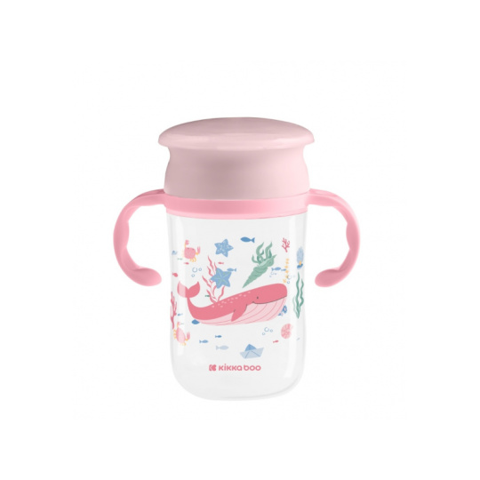 Hrnek trénovací 360° 300ml 12m+ Deep Sea Pink