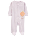 CARTER'S Overal na zip Sleep&Play Lilac Stripe holka 3m/vel. 62