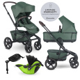 EASYWALKER Kočárek kombinovaný Jimmey 2v1 Pine Green LITE RWS + KIDDY Evoluna i-size 2 + základna