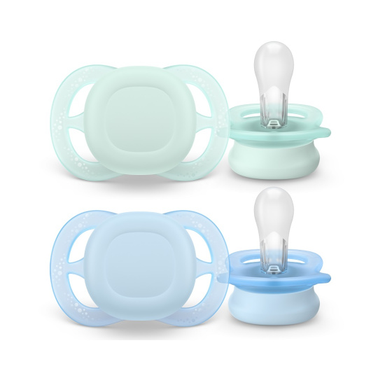 Philips AVENT Šidítko Ultrastart neutral 0-2m chlapec, 2 ks