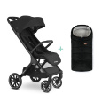 EASYWALKER Kočárek sportovní Jackey XL Shadow Black + PETITE&MARS fusak Jibot ZDARMA