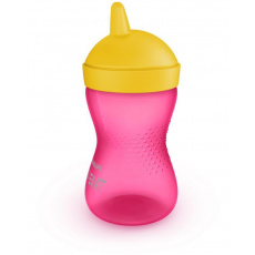 Philips AVENT Hrneček Grippy s tvrdou hubičkou 300 ml dívka