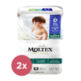 2x MOLTEX Pure&Nature Kalhotky plenkové jednorázové 6 XL (14 kg+) 18 ks