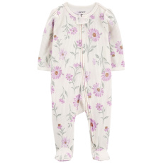 CARTER'S Overal na zip Sleep&Play Ivory Floral holka 9m/vel. 74