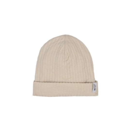 LODGER Beanie Seersucker Birch 6 - 12 měsíců