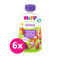 6x HIPP BIO HiPPiS Jablko-Maliny-Granátové jablko-Acerola od uk. 1. roku, 100 g