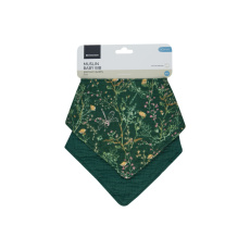 Bryndáček bandana 2ks Secret Garden Green