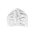 ENIE BABY Čepice dětská turban Grey Leaves Uni 3-6m