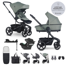 EASYWALKER Kočárek kombinovaný Harvey⁵ Agave Green XXL RWS + CYBEX Aton B2 i-Size + základna