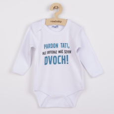 Body s potiskem New Baby Pardon tati,... máš šéfov dvoch!