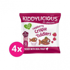 5x KIDDYLICIOUS Rybičky křupavé malinové